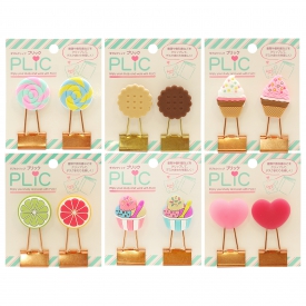 ダブルクリップ プリック カップアイス クリップ かわいい Plic 文房具と文具通販のkdm ダブルクリップ プリック カップアイス クリップ かわいい Plic 文房具と文具通販のkdm