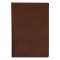 A5サイズ ノートカバー 本革製（牛革・オイルレザー）【ブラウン】