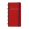 A6変型 月間ブロック ロルバーンダイアリー スリム【レッド】