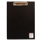 ビュロー A4クリップボード シングル【ブラック】