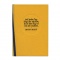 A7変型 週間ホリゾンタル 見開き タッシェ 【イエロー】