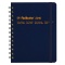 A6変型 月間ブロック ロルバーンダイアリーM【ダークブルー】