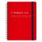 B6変型 月間ブロック ロルバーンダイアリーL【レッド】