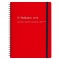 B5変型 月間ブロック ロルバーンダイアリーXL【レッド】