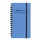 A6変型 月間ブロック ロルバーンダイアリー スリム【ブルー】