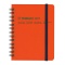 A6変型 月間ブロック ロルバーンダイアリーM【オレンジ】