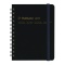 A6変型 月間ブロック ロルバーンダイアリーM【ブラック】