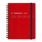 B6変型 月間ブロック ロルバーンダイアリーL【レッド】