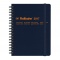 B6変型 月間ブロック ロルバーンダイアリーL【ダークブルー】