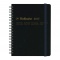 B6変型 月間ブロック ロルバーンダイアリーL【ブラック】