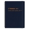 B5変型 月間ブロック ロルバーンダイアリーXL【ダークブルー】
