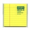 スティッキー 付箋メモ Mサイズ【ネオンイエロー】