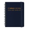 A6変型 月間ブロック ロルバーンダイアリーM【ダークブルー】