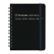 A6変型 月間ブロック ロルバーンダイアリーM【ブラック】