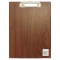 buro/ビュロー WOOD A4クリップボード シングル【ダークブラウン】
