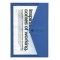 A5 月間ブロック 見開き ポケット【ブルー】