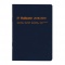 A6 月間ブロック ロルバーンノートダイアリー【ダークブルー】