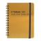 A6変型 月間 ブロック ロルバーンダイアリー M メタリック【ゴールド】