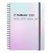 A5変型 月間 ブロック ロルバーンダイアリー メタリック【メタリックホワイト】