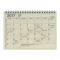 B6変型 ノートブックカレンダー・S【アイボリー】