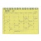 B6変型 ノートブックカレンダー・S【イエロー】