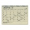 B6変型 ノートブックカレンダー・S【アイボリー】