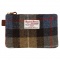 Harris Tweed／ハリスツイード フラットポーチ 【タータンチェック・ベージュ】