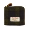 Harris Tweed／ハリスツイード ジップウォレット【ブロックネイビー】
