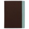 A4変型 ミーティングパッド シュリンクバイカラー【ブラウン】