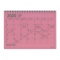 B5変型 ノートブックカレンダー・M【ピンク】