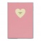 B6 月間ブロック 見開き ホール・ハート【ピンク】
