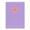 B6 月間ブロック 見開き ホール・ハート【パープル】