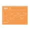 2021年 B6変型 ノートブックカレンダー・S【オレンジ】