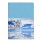 B6 週間ホリゾンタル レフト 絶景手帳【ウユニブルー】