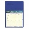B6 週間ブロック 見開き【ブルー】
