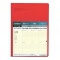 B6 週間ブロック 見開き【レッド】