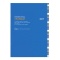 B5 月間ブロック 見開き ノートDiary【ブルー】