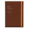 A5 週間バーチカル 見開き こと録手帖 ボード【ブラウン】
