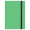 B6 週間バーチカル 見開き ログズ【グリーン】