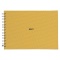 B6 週間バーチカル スケッチダイアリー キャンバス【イエロー】