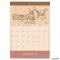 B4 ウォールカレンダー 壁掛け クラフト【くまのプーさん】