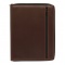 A4変型 マルチカバーノート ダブルファスナー【ダークブラウン】