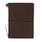 パスポートサイズ 月間 トラベラーズノートダイアリー【茶】