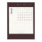 ポケットカレンダー  壁掛け M【こげ茶】