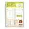B6 月間ブロック 見開き コロモガエダイアリー【リフィル】