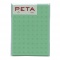 PETA/ペタ のり付箋 clear Lサイズ【グリーン/クロスライン】