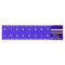 手帳用 スケジュールルーラー（定規）7cm【バイオレット】