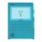 A5 PENCO／ペンコ 3ポケットファイル DC【ブルー】