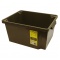 スタッキングコンテナー（収納ボックス）プラスチック製【カーキ】
