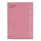A5 月間ブロック 見開き コトン【ピンク】
